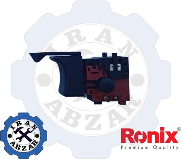 سویچ ( کلید ) اصلی دریل ماکیتا MT813 - MT814 - MT815 - MHP160 - MHP130 - MDP200 - MDP201 - MT651 - MDP300 برند رونیکس
