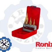 ست 3 عددی مته مخروطی مارپیچ با جعبه فلزی رونیکس RH-5903